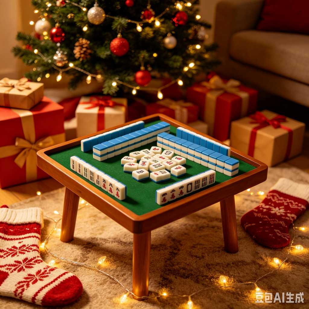 blue crystal mahjong set