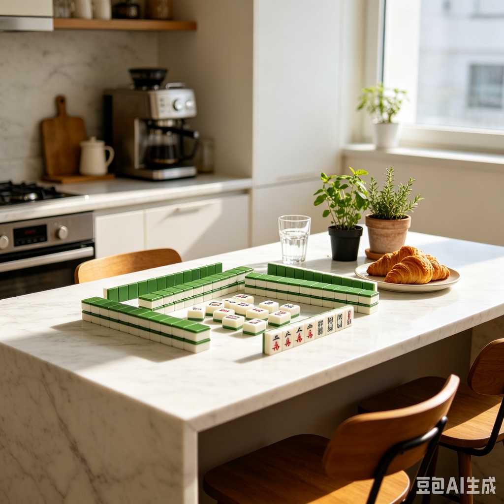 handmade mahjong tiles set