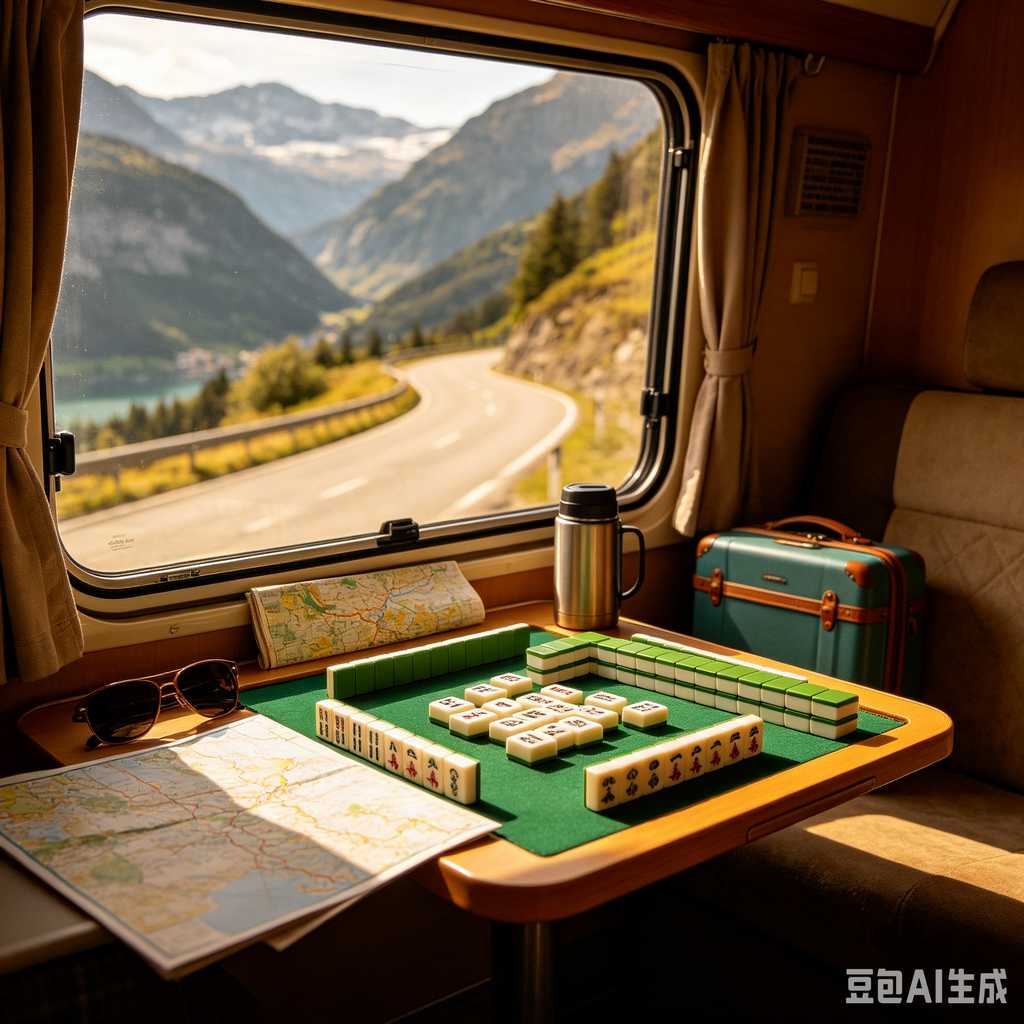compact size mahjong for travel